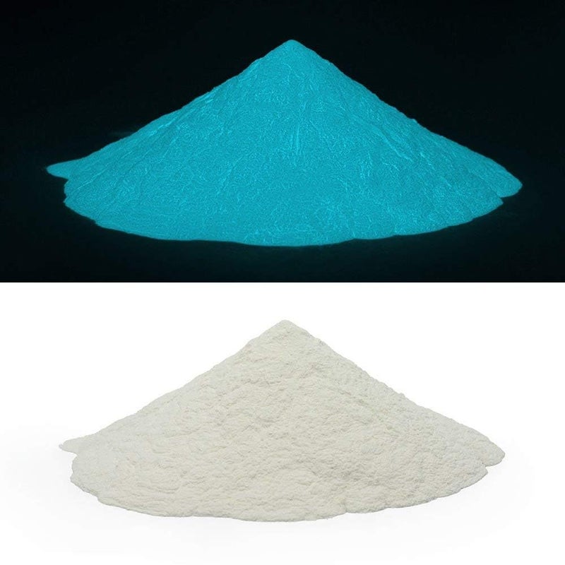 Procart Glow in The Dark Pigment Phosphorescent Glow Powder 3.52 Ounce (100 g) Water Based (Green) (Aqua-Turquoise) - Image 3